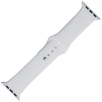 Curea silicon marca THD pentru Apple Watch 45 mm seria 7 si seria 8, marimea M/L, culoarea alba foto