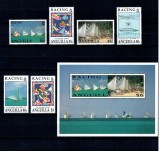 Anguilla 1992 - Navigație, veliere, vapoare, serie si colita neuzata