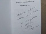 TAINE IN VIS.CAMELIA PANTAZI TUDOR CU DEDICATIE SI SEMNATURA.2016 S1.