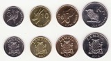 ZAMBIA █ SET COMPLET DE MONEDE █ 5 + 10 + 50 Ngwee +1 Kwacha █ 2012 █ UNC