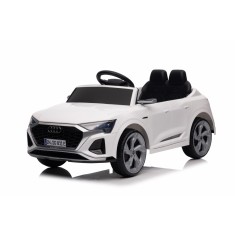Masinuta electrica pentru copii, telecomanda inclusa, Audi SQ8, 70W 12V, echipare standard, alba