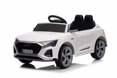 Masinuta electrica pentru copii, telecomanda inclusa, Audi SQ8, 70W 12V, echipare standard, alba foto