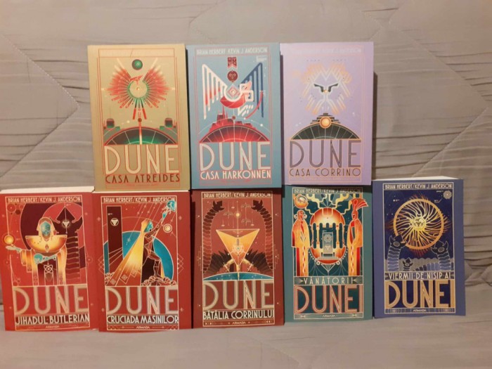 PRELUDIUL/LEGENDELE/VANATORII/VIERMII DUNEI-BRIAN HERBERT&amp;KEVIN ANDERSON (8 VOL)
