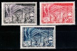 Teritoriile Antarctice Franceze TAAF 1957, Mi #10-12**, Anul Geofizic International, MNH! Cota 12 &euro;!