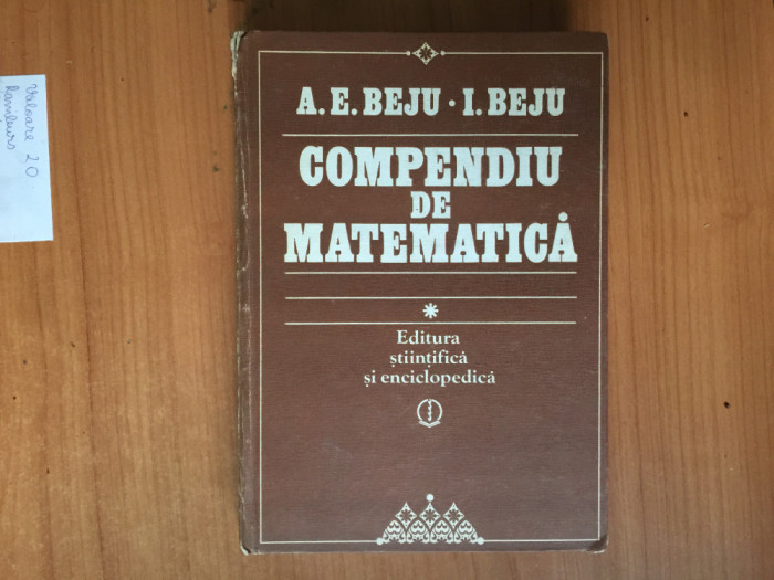 h5a Compendiu de matematica - A.E.Beju, E.Beju