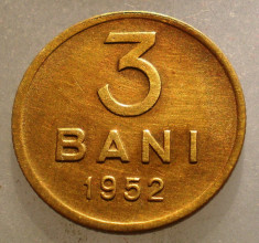 1.395 ROMANIA RPR 3 BANI 1952 foto