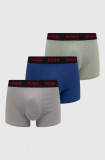 HUGO boxeri 3-pack bărbați, culoarea gri 50469766