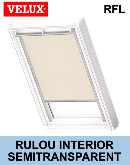 Rulou interior semitransparent Velux RFL
