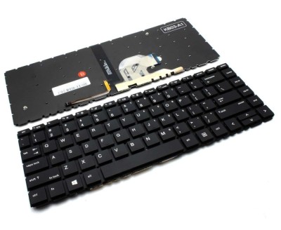 Tastatura HP HPM18C13USJ920 iluminata layout US fara rama enter mic, KBHP440G6-B iluminata layout US fara rama foto