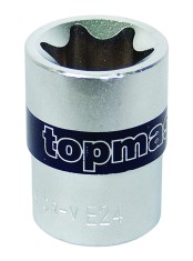 Tubulara scurta 1/2&amp;quot; x E18 stea CRV Topmaster Profesional