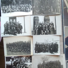 Lot 12 fotografii România : Elevi la Liceul Militar - anii 1930