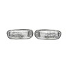 Set lampa semnalizare laterala SUBARU IMPREZA 1992-2000, partea Stanga , Dreapta, transparent/silver, cu suport becuri, tuning,, Depo