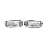 Set lampa semnalizare laterala SUBARU IMPREZA 1992-2000, partea Stanga , Dreapta, transparent/silver, cu suport becuri, tuning,, Depo