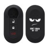 Husa Cheie Auto pentru Fiat / Lanica - 3 Butoane, Silicon, Negru, 44440.01, Kwmobile