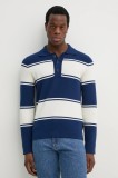 Marc O&#039;Polo pulover de bumbac barbati, culoarea albastru marin, light, 522504260048