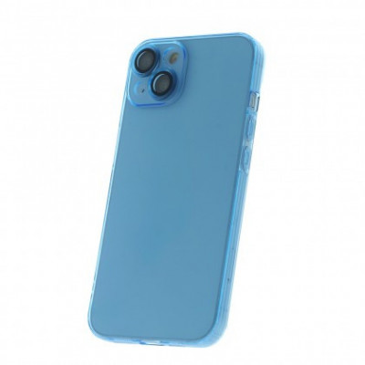 Husa Silicon Ultra Slim, Color, 1,5 mm, Samsung G990 Galaxy S21 FE 5G, Blue, Bulk foto