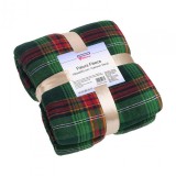 PATURA FLEECE150X200 CM- CAROURI VERZI