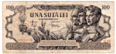 Bancnota 100 lei 5 decembrie 1947 foto