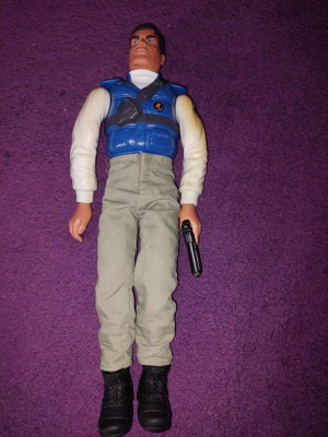 Figurina Mare HASBRO 1995 GI JOE ACTION MAN,Action Man Politist,Papusa colectie foto