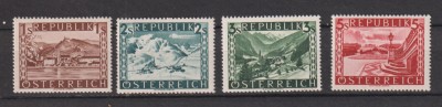 AUSTRIA 1946 MI: 767-770 MNH foto