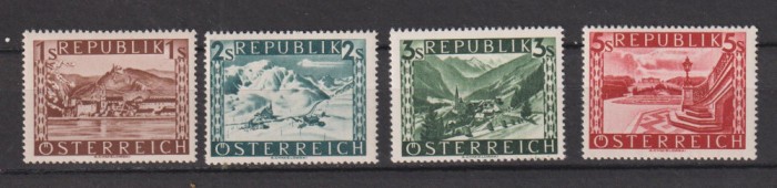 AUSTRIA 1946 MI: 767-770 MNH