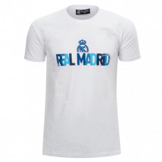 Real Madrid tricou de bărbați No80 Text white - XL