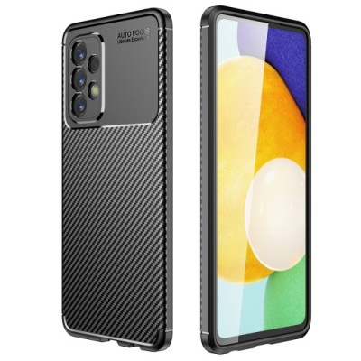 Husa pentru Samsung Galaxy A23 4G / A23 5G - Techsuit CarbonFiber - Black foto