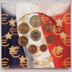 M01 Franta set monetarie EURO 8 monede 2004 - sigilat - UNC