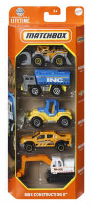 MATCHBOX SET 5 MASINUTE METALICE MBX CONSTRUCTION V SCARA 1:64 foto