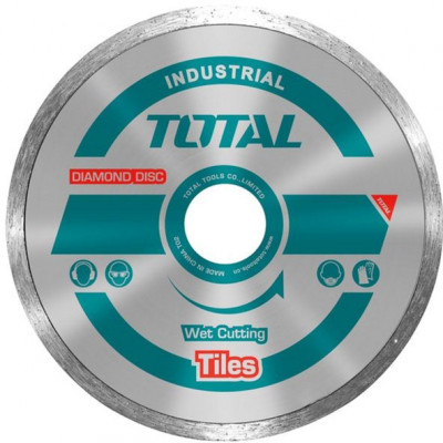 TOTAL - Disc diamantat continuu - ceramica - umed - 230mm - MTO-TAC2122303 foto