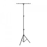 Stativ Lumini Gravity LS TBTV 28, Otel, Negru, 1450-3250mm, 50kg, Bara T Dubla 1220mm