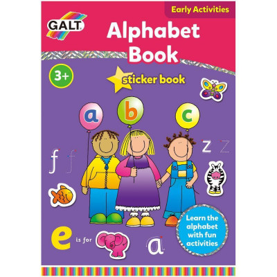 Carte cu activitati si abtibilduri - Alfabet PlayLearn Toys foto