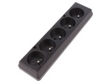 Conector AC Mamă Spliter 2P Negru 250V 16A