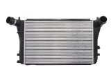 Intercooler VW Golf VI, 07.2009-07.2013, Jetta (1B), 02.2011-2018, Beetle (5C1), 04.2011-, motor 2.0 TDI 103kw, diesel, cu/fara AC, aluminiu brazat/p