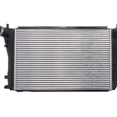 Intercooler VW Golf VI, 07.2009-07.2013, Jetta (1B), 02.2011-2018, Beetle (5C1), 04.2011-, motor 2.0 TDI 103kw, diesel, cu/fara AC, aluminiu brazat/p