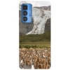 Husa compatibila cu Motorola Edge 20 Lite model Penguin party, Silicon, TPU, Viceversa, Transparent, Carcasa
