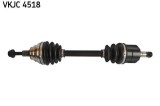 Planetara VW Tiguan Motor 2.0 TDI 4motion, 2.0 Tfsi, 2.0 Tfsi 4motion, parte montare Axa fata stanga, lungime 50.5 mm, lungime 565 mm, OE 3C0407271AA