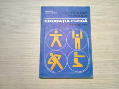 Indrumator Metodic EDUCATIA FIZICA la Clasele I-IV - Maria Login - 1982, 204 p. foto