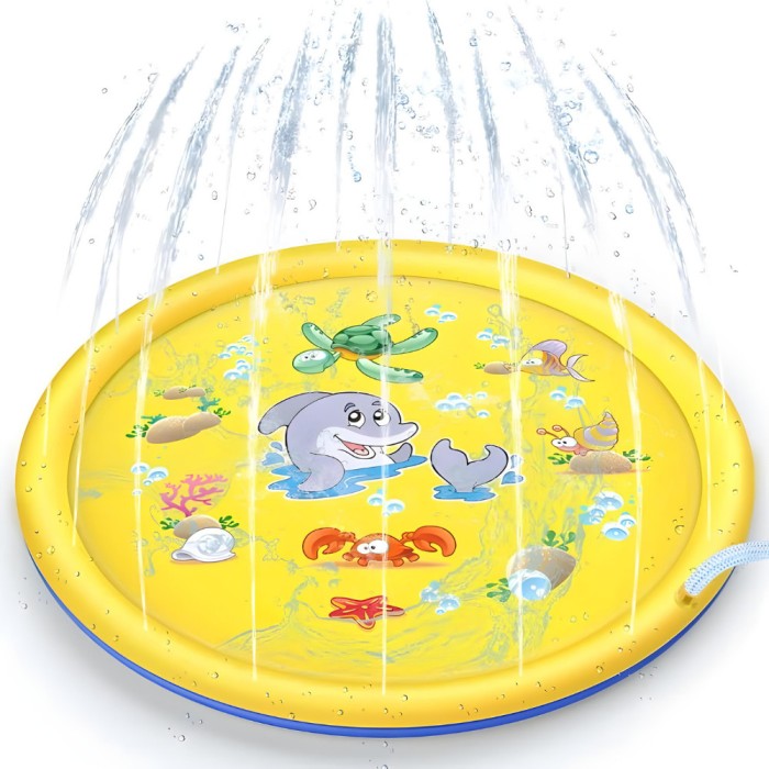 Jucarie Gonflabila Tip Piscina cu Jeturi de Apa Interactive