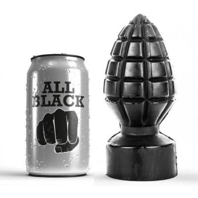 ALL BLACK - PLUG ANAL 14 CM foto