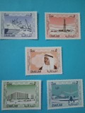 SHARJAH, CONSTRUCȚII - SERIE COMPLETĂ MNH, Nestampilat