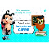 Caiet de scriere Ma pregatesc sa merg la scoala- Invat sa scriu Cifre