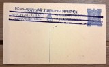 India (Travancore) &ndash; Anchal Card poștală oficială, Indian Posts and Telegraphs Department, piesă istorică poștală, Stampilat