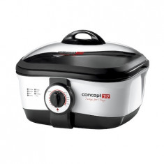 Multicooker Concept 1650W 4L Negru/Inox foto