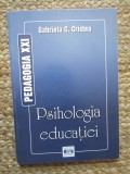 PSIHOLOGIA EDUCATIEI de GABRIELA C . CRISTEA