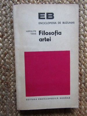FILOSOFIA ARTEI-HIPPOLYTE TAINE foto