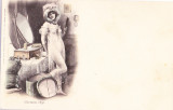 AMS - ILUSTRATA/VEDERE SEMI NUD 1918, Necirculata, Printata