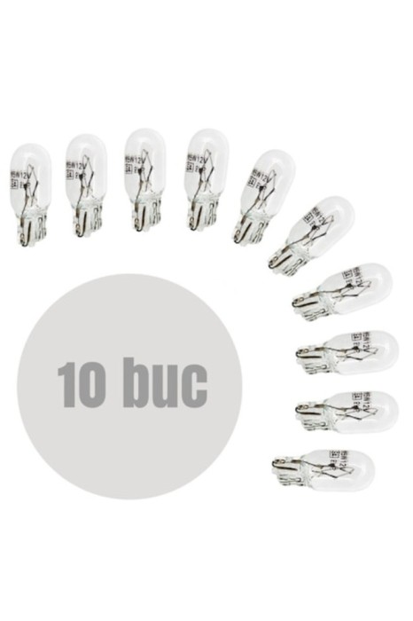Bec de poziție W5W - T10 12V 5W - Set de 10 -
