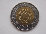 500 LIRE 1993 ITALIA-COMEMORATIVA-