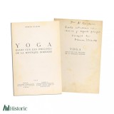 Mircea Eliade, Yoga. Essai sur les origines de la mystique indienne,1936, cu dedicație pentru Nicolae Bagdasar